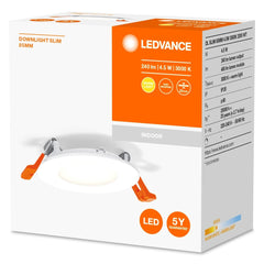 Lampa downlight LED 4.5W 3000K DOWNLIGHT 85 regulowana biel - eshop LEDVANCE 4058075573055