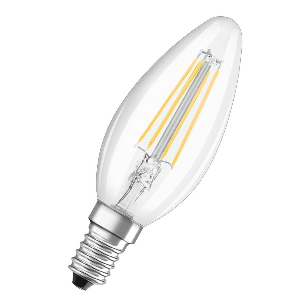 Lampa filamentowa LED świeczka STAR E14 4W, ciepłobiała - eshop LEDVANCE 4058075330511