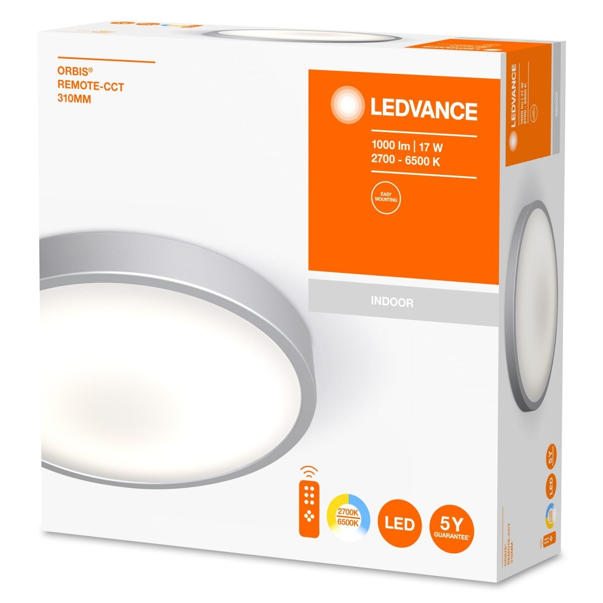 Lampa sufitowa LED ORBIS 310 14W ze sterowaniem - eshop LEDVANCE 4058075651715