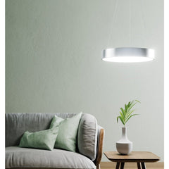 Lampa wewnętrzna sufitowa LED WiFi 18,5W, inteligentna, Sun@Home Circular Pendant Silver, regulowana biel. - eshop Ledvance PL 4058075762749