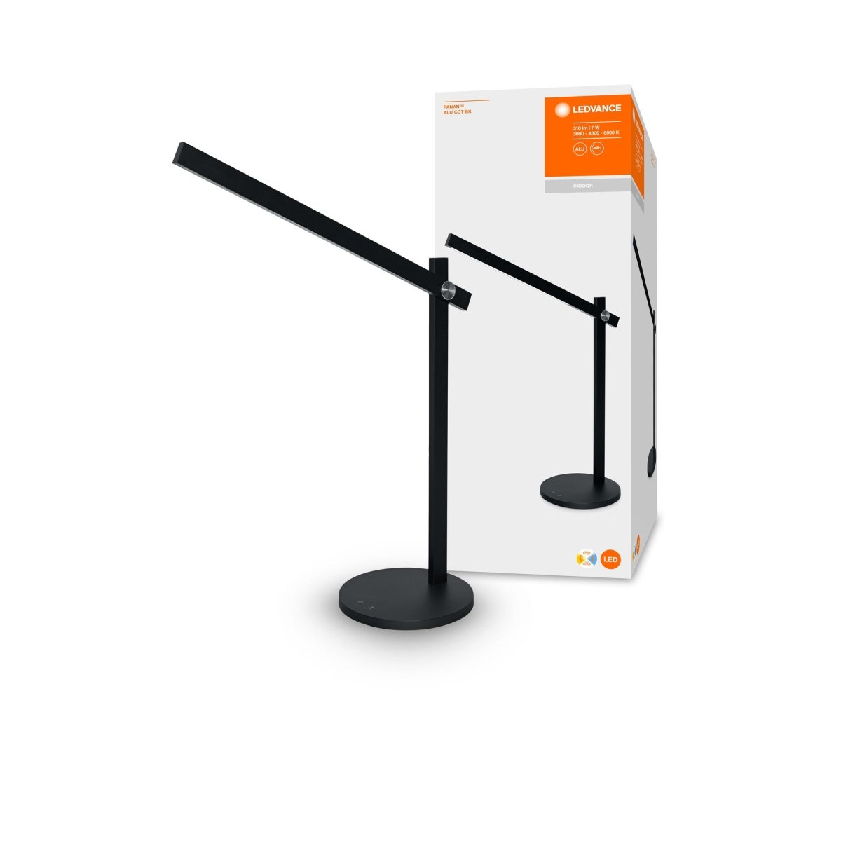 Minimalistyczna lampa stołowa LED PANAN ALU regulowana biel - eshop LEDVANCE 4058075321281
