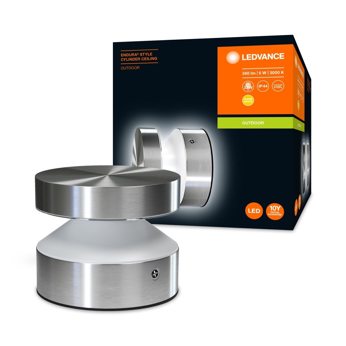 Nowoczesna lampa zewnętrzna sufitowa LED ENDURA ciepłobiała - eshop LEDVANCE 4058075205413
