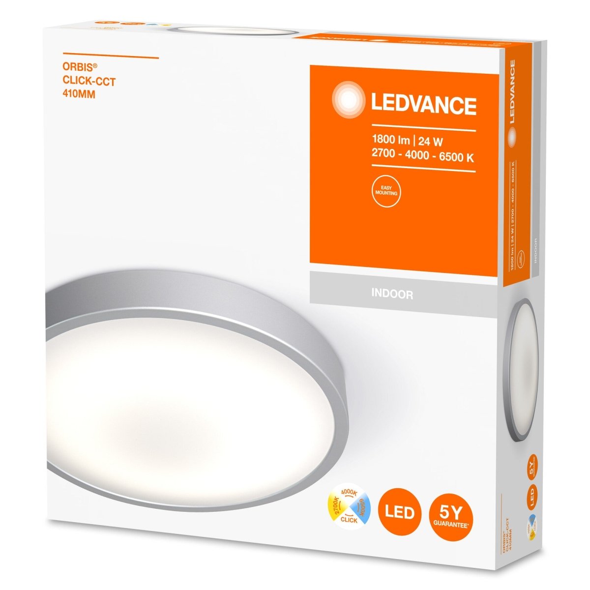 Ściemnialna lampa sufitowa LED ORBIS 410 24W ze sterowaniem - eshop LEDVANCE 4058075651753