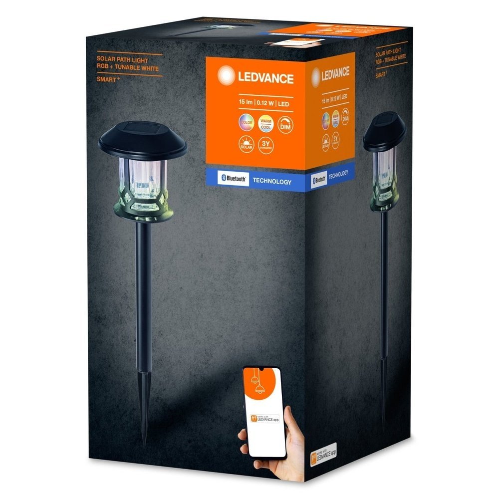 Słupek ogrodowy LED 0,12W, inteligentny Smart+ Solar Path Multicolor RGB, regulowana biel. - eshop Ledvance PL 4058075763869