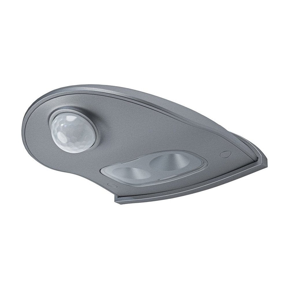 Szara lampa zewnętrzna LED DOOR DOWN IP54 z czujnikiem - eshop LEDVANCE 4058075267824
