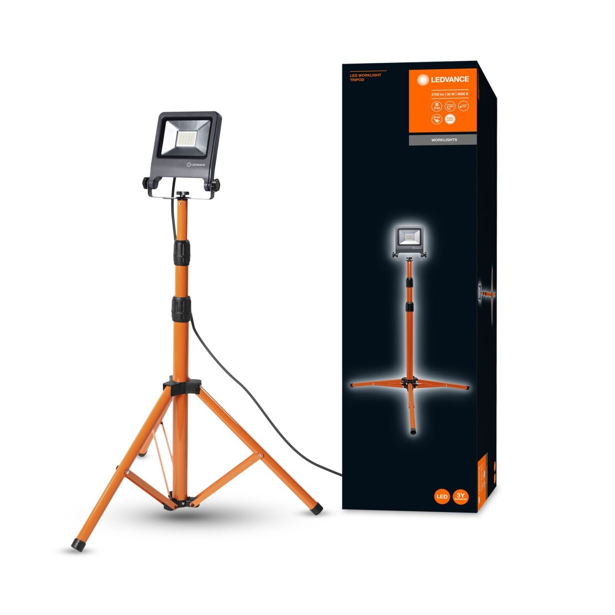 Wszechstronne światło robocze LED 30 W TRIPOD zimnobiała. - eshop LEDVANCE 4058075213937