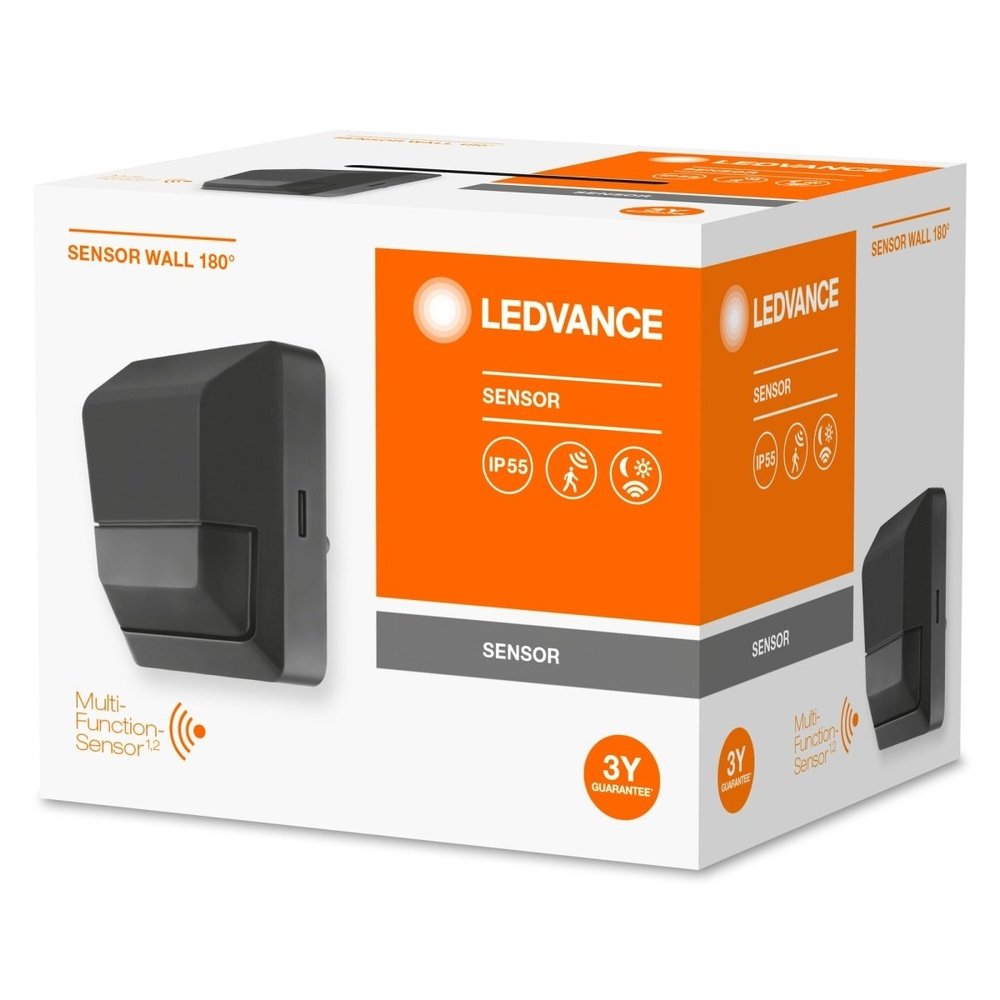 Wysokiej jakości czujnik ruchu LED biały IP55 WALL 180 DEG - eshop LEDVANCE 4058075244795