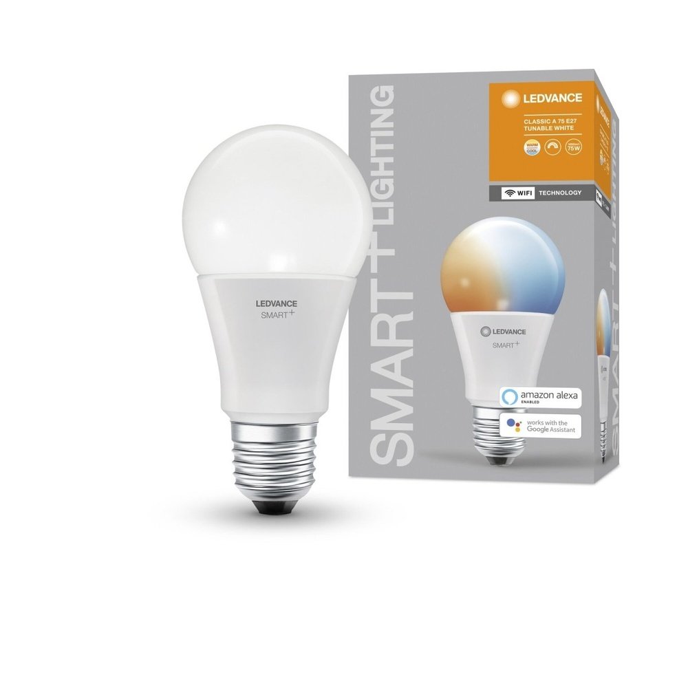 Wysokiej jakości inteligentna lampa WiFi LED E27 9.5W, regulowana biel - eshop LEDVANCE 4058075485433