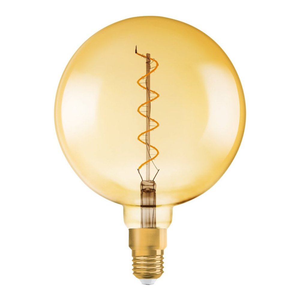 Żarówka LED E27 4W Vintage 1906 LED CLASSIC Gold Globe 28 GOLD ściemnialna, barwa ciepła. - eshop Ledvance PL 4058075269729