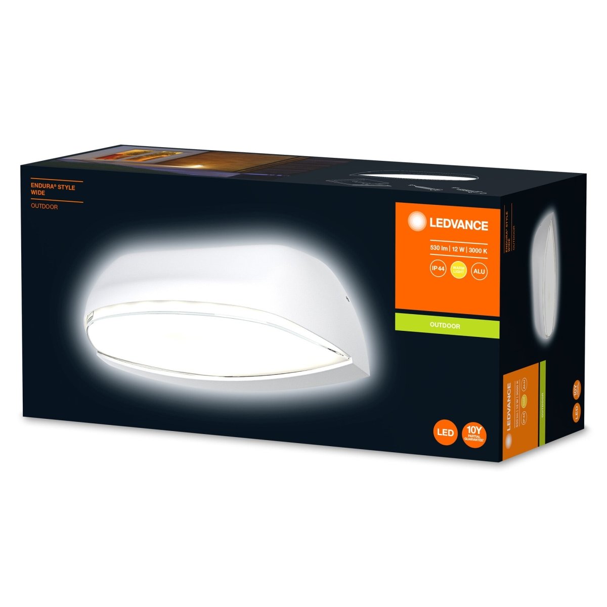 Zewnętrzna lampa ścienna LED biała 12 W ENDURA ciepłobiała - eshop LEDVANCE 4058075214033